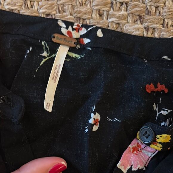 Free People Pink Smocked Flutter Sleeve Blouse - Picture 3 of 8